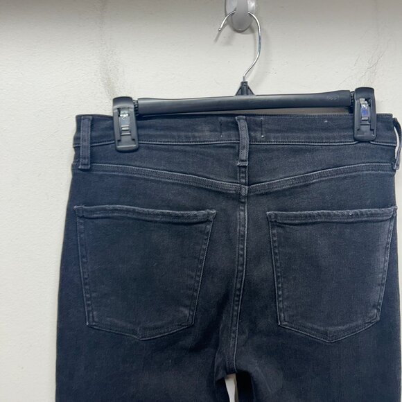 Agolde Sophie High-Rise Ankle Skinny Jeans Distressed Hem Size 29 - Picture 8 of 11
